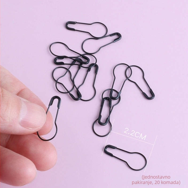 Šarene igle za nevidljivo učvršćivanje odjeće – mini kopče za ovratnik i prsnu etiketu, Marka Unique, ljeto 2021