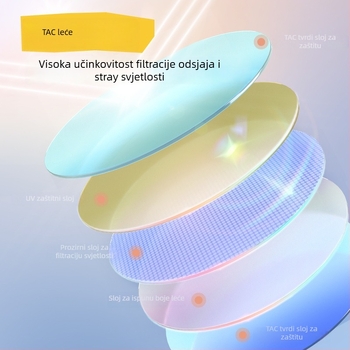 Dječje sunčane naočale Lemonkid Polarizirane UV400 Kružni okvir TAC leće