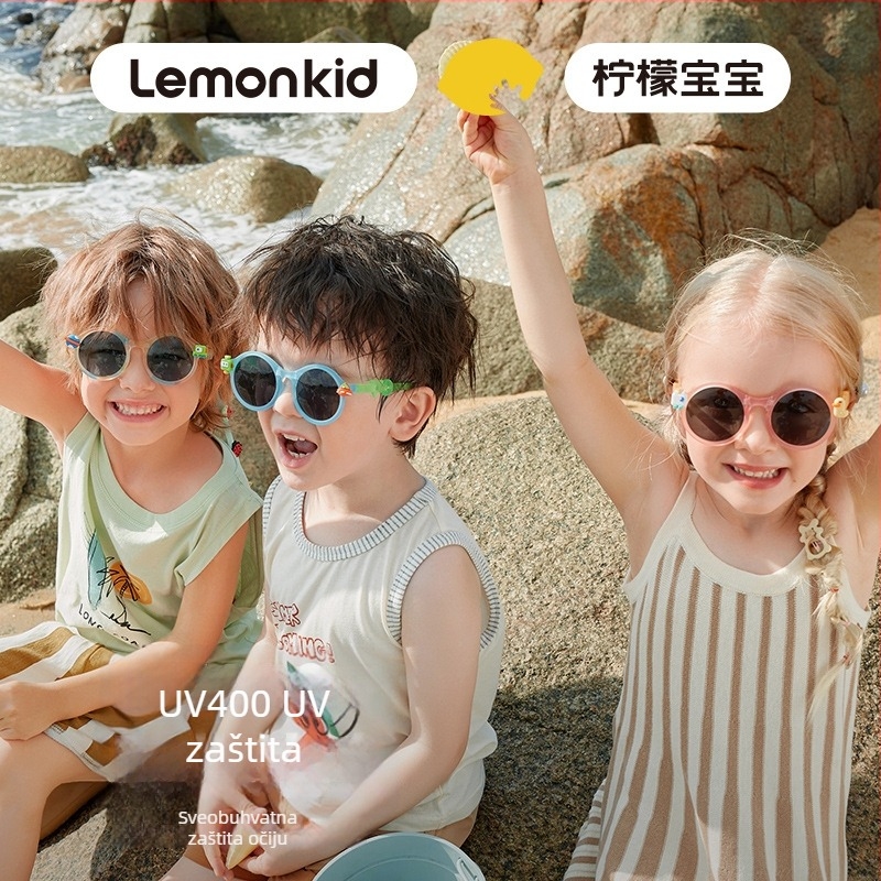 Dječje sunčane naočale Lemonkid Polarizirane UV400 Kružni okvir TAC leće