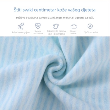 Dječji kombinezon od pamuka — za sve sezone, 80% pamuka, dugi rukav, bez šavova, unisex