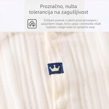 Bebe kombinezon od 100% pamuka za kućnu upotrebu, proljeće i jesen, novorođenče, pidžama, odjeća za puzanje, bez kostiju
