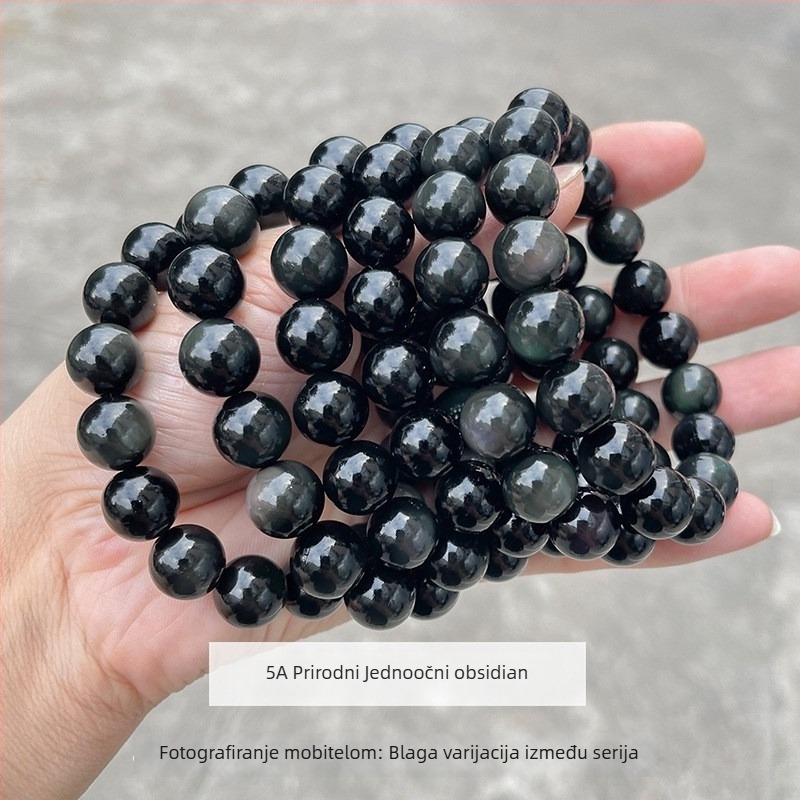 Geometrijski narukvica od kuglica, unisex, poliran završetak, Jingdong