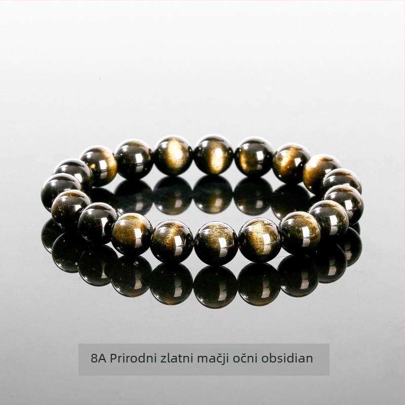 Geometrijski narukvica od kuglica, unisex, poliran završetak, Jingdong
