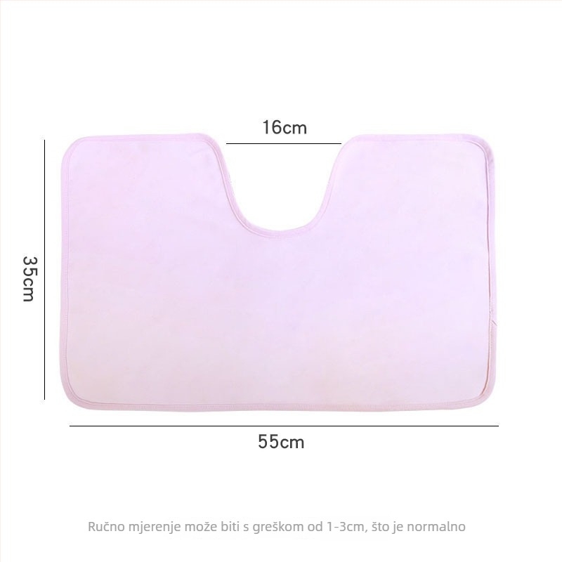 Odrasli bib za jelo, unisex, pamuk, za ležeće pacijente