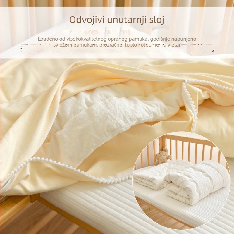 Tip A swaddle deka za novorođenče od 100% pamuka, punilo pamuk, tkanina pamuk, 0,55–1,0 kg, zima