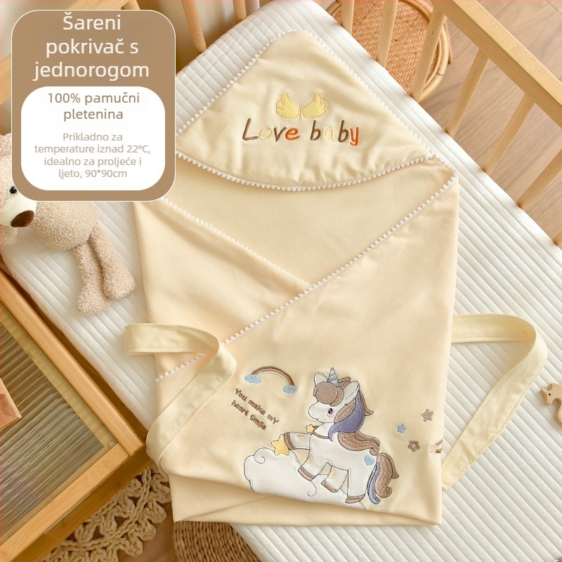 Tip A swaddle deka za novorođenče od 100% pamuka, punilo pamuk, tkanina pamuk, 0,55–1,0 kg, zima