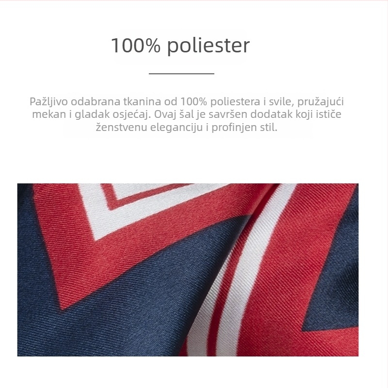 Poliesterski šal od satena za žene, Luo Hao, porijeklo Jinhua, kvadratni stil, Fashion OL