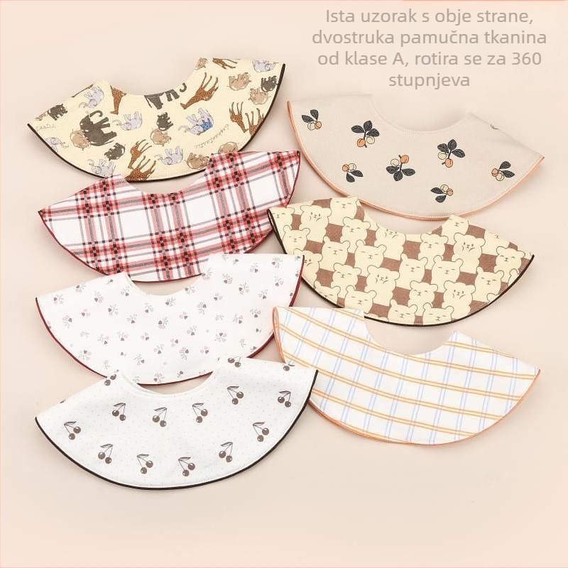 Mimuhouse Baby Bib - 100% bavlna, upija, 360° pokriće, za djecu 0–3 godina