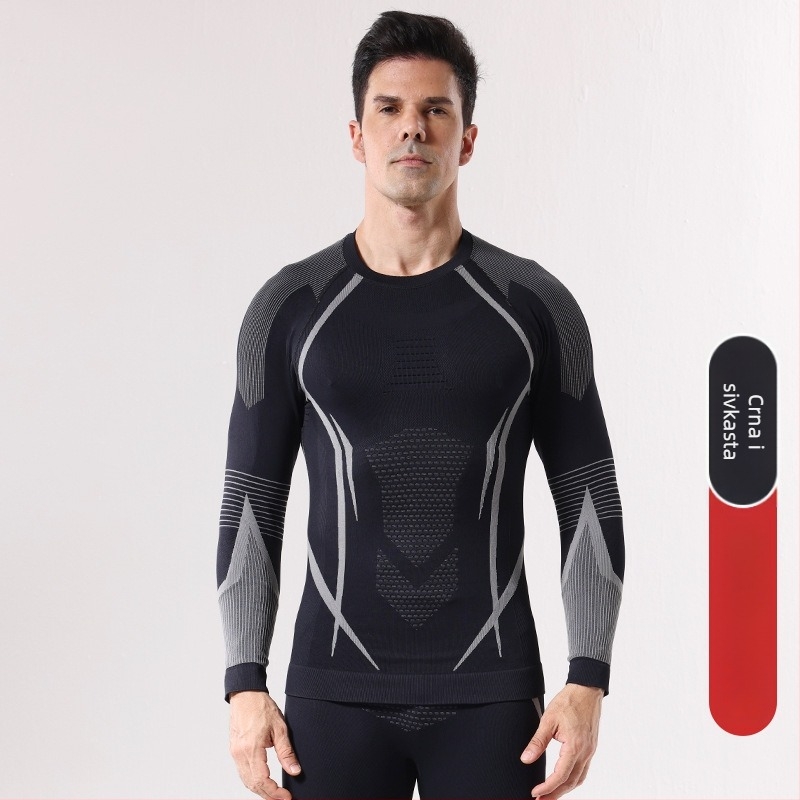 Muški set baze za skijanje s brzim sušenjem – topao, odvodi vlagu, mješovita vlakna, za zimu, jesen i proljeće.