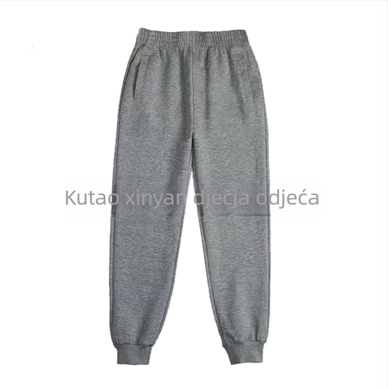 Dvodijelna školska uniforma s fleecem, za srednjoškolce, jesen-zima, stil kolidža, unisex