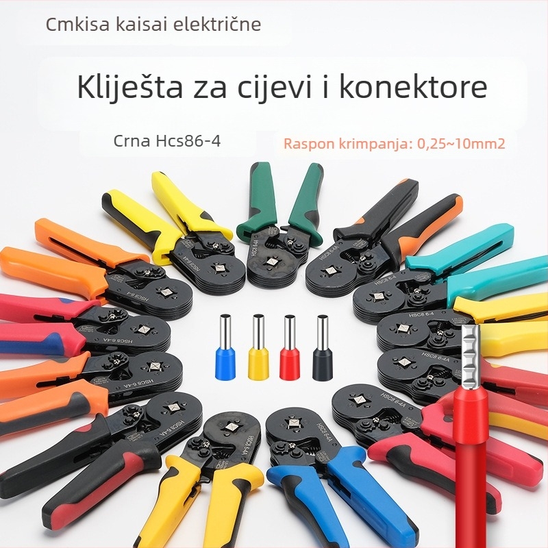Set klešta za krimpanje za europski cijevni tip terminala, 1200 kom., HSC8 6-4A, CHKISA