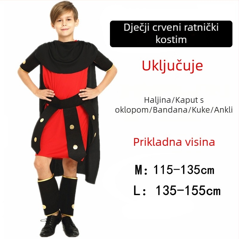 Halloween kostim za djecu i odrasle — grčka boginja / rimska princeza haljina, poliester tkanina, za anime uloge, ispod 17 godina
