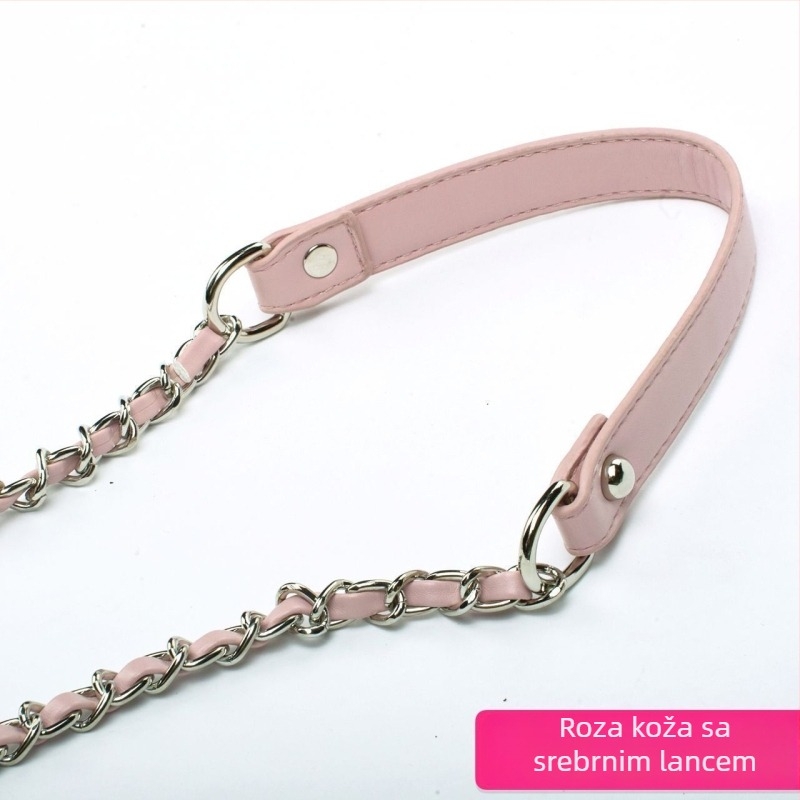 PU naramenica za torbu s lancem, ženski crossbody dodatak, svestrani remen za torbe (Materijal: PU; Funkcija: Ostalo; Uzorak: Ostalo; Kategorija: Naramenica/ Rameni remen)