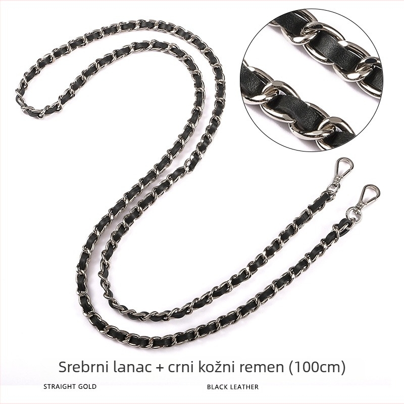 Remen za torbu preko ramena, prirodna koža, gornji sloj goveđe kože, model MHS-SP-32