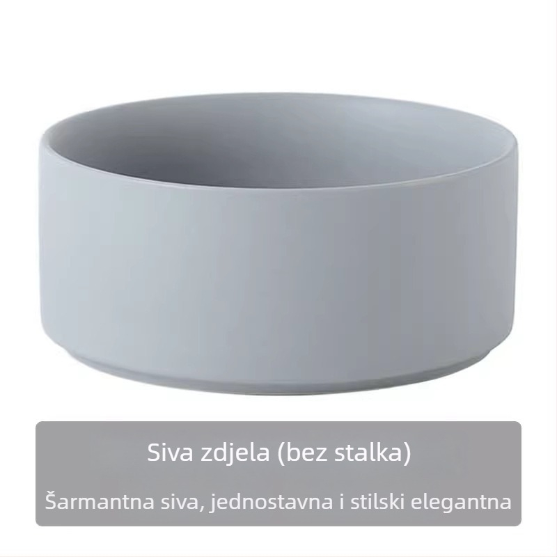 Keramička zdjela za mačke za hranu i piće; pribor za kućne ljubimce; Podrijetlo: Drugo; Pogodno za mačke