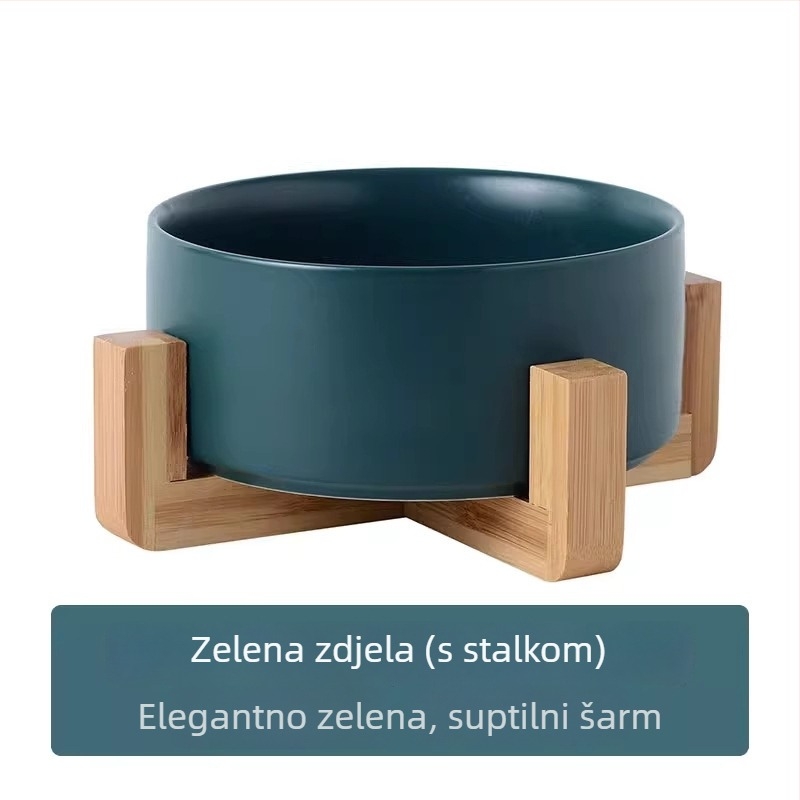 Keramička zdjela za mačke za hranu i piće; pribor za kućne ljubimce; Podrijetlo: Drugo; Pogodno za mačke