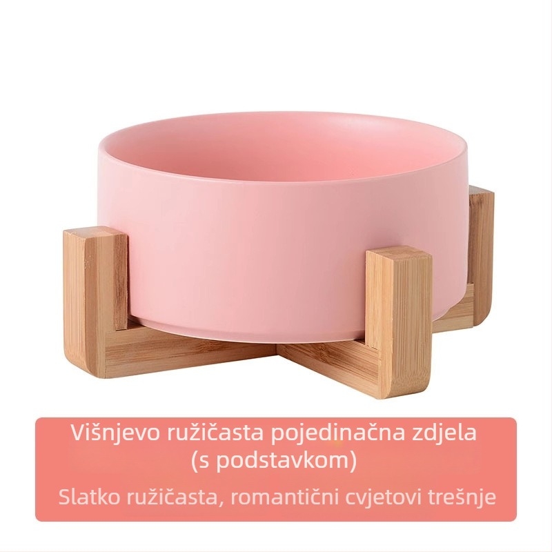 Keramička zdjela za mačke za hranu i piće; pribor za kućne ljubimce; Podrijetlo: Drugo; Pogodno za mačke