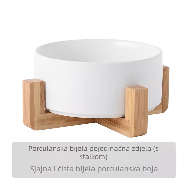 Keramička zdjela za mačke za hranu i piće; pribor za kućne ljubimce; Podrijetlo: Drugo; Pogodno za mačke