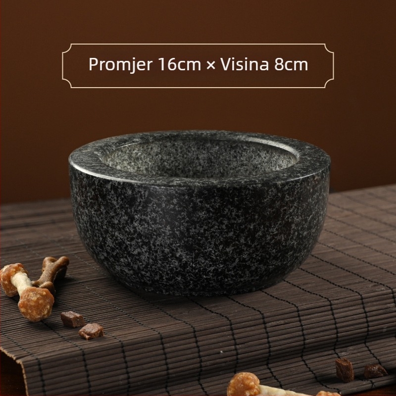 Kamenita zdjela za mačke — zdjelica za sporo hranjenje, Stone Food