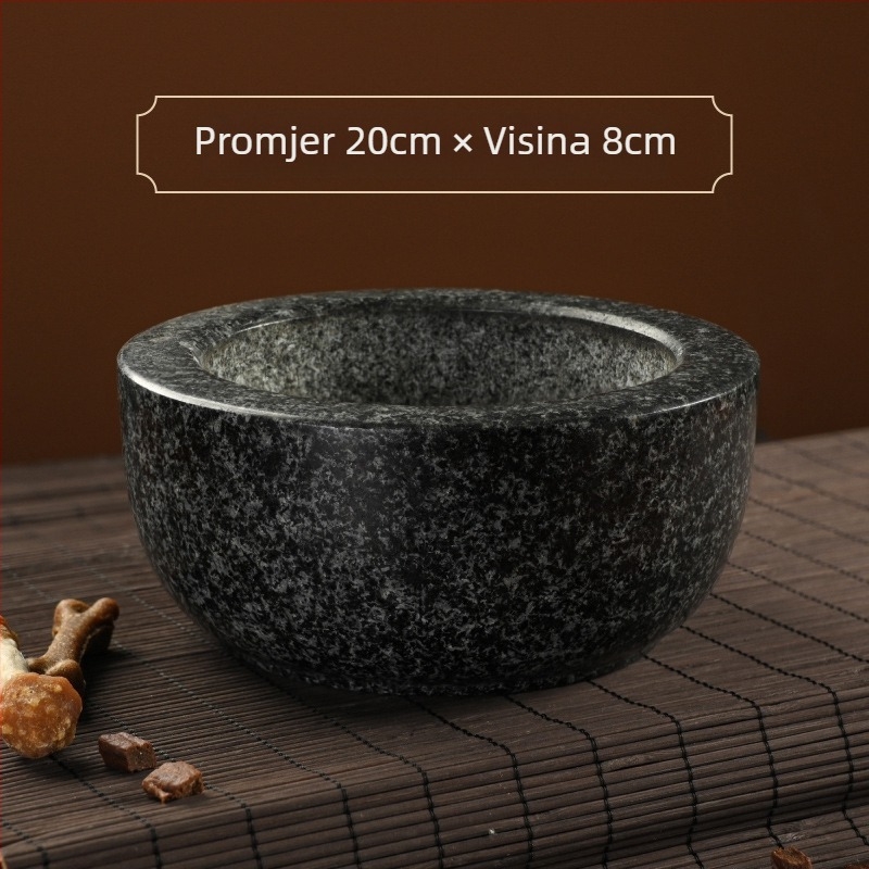 Kamenita zdjela za mačke — zdjelica za sporo hranjenje, Stone Food