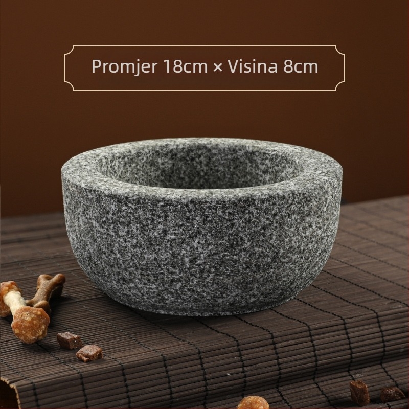 Kamenita zdjela za mačke — zdjelica za sporo hranjenje, Stone Food