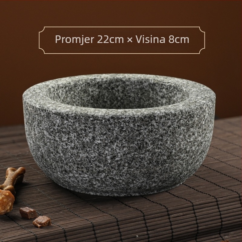 Kamenita zdjela za mačke — zdjelica za sporo hranjenje, Stone Food