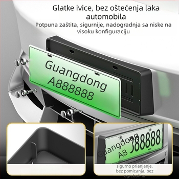 Okvir za registarsku pločicu Zeekr 001/007/X (2021–2024), plastični, Tengyun