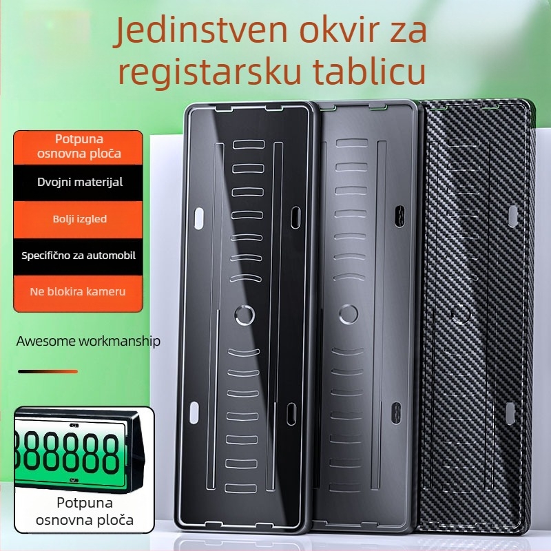 Okvir za registarsku pločicu Zeekr 001/007/X (2021–2024), plastični, Tengyun