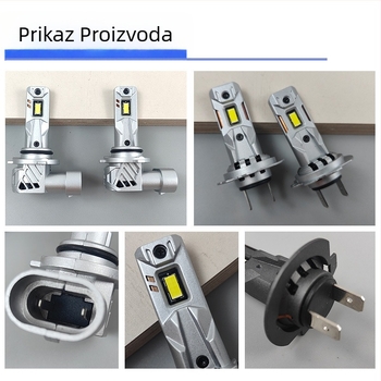 LED prednje svjetlosna žarulja, izravno priključivanje, Ml40, 70W, 12V, 12000lm, aluminijsko kućište, IP67, 50.000 sati