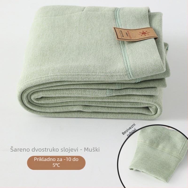 Dječje dvostruko slojevite kašmir tople hlače, jesen-zima, unisex, srednje visokog struka