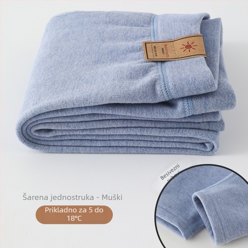 Dječje dvostruko slojevite kašmir tople hlače, jesen-zima, unisex, srednje visokog struka