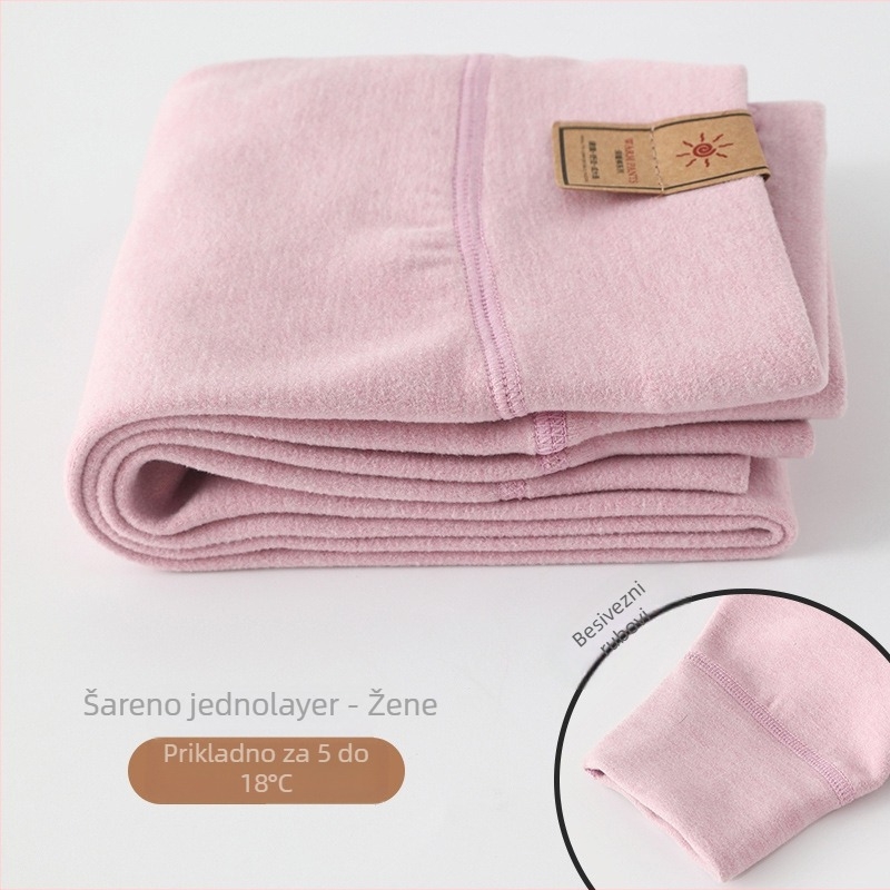 Dječje dvostruko slojevite kašmir tople hlače, jesen-zima, unisex, srednje visokog struka