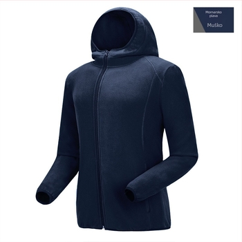 Youmu jakna od flisa s kapuljom, kardigan stil, otporna na vjetar, unisex