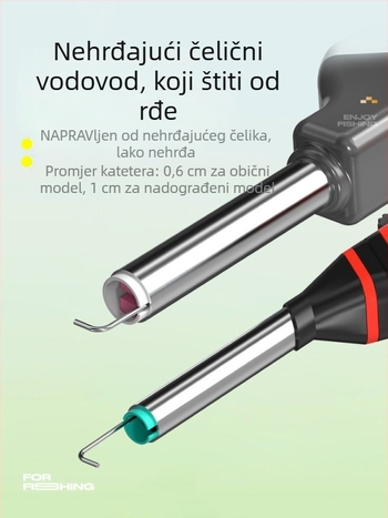 Magnetični automatski hranilac za žive mamce od nehrđajućeg čelika – gumeni pojas, brzo postavljanje, višenamjenski ribolovni alat