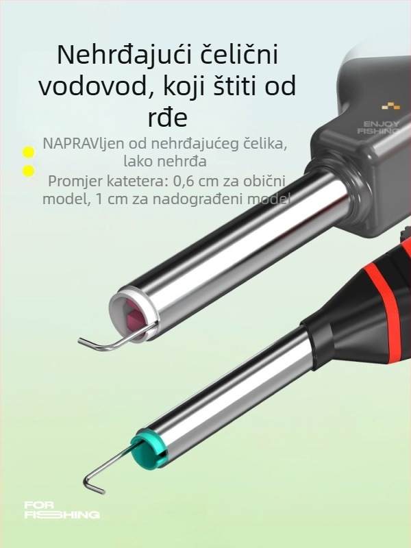 Magnetični automatski hranilac za žive mamce od nehrđajućeg čelika – gumeni pojas, brzo postavljanje, višenamjenski ribolovni alat