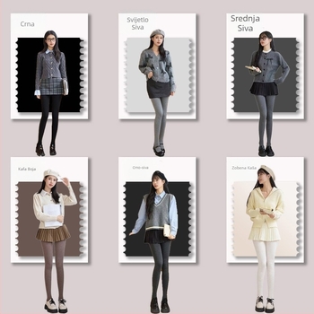 Ženske pamučne legice, debele i tople, 30–50% pamuka, zimska upotreba, oblikovanje siluete