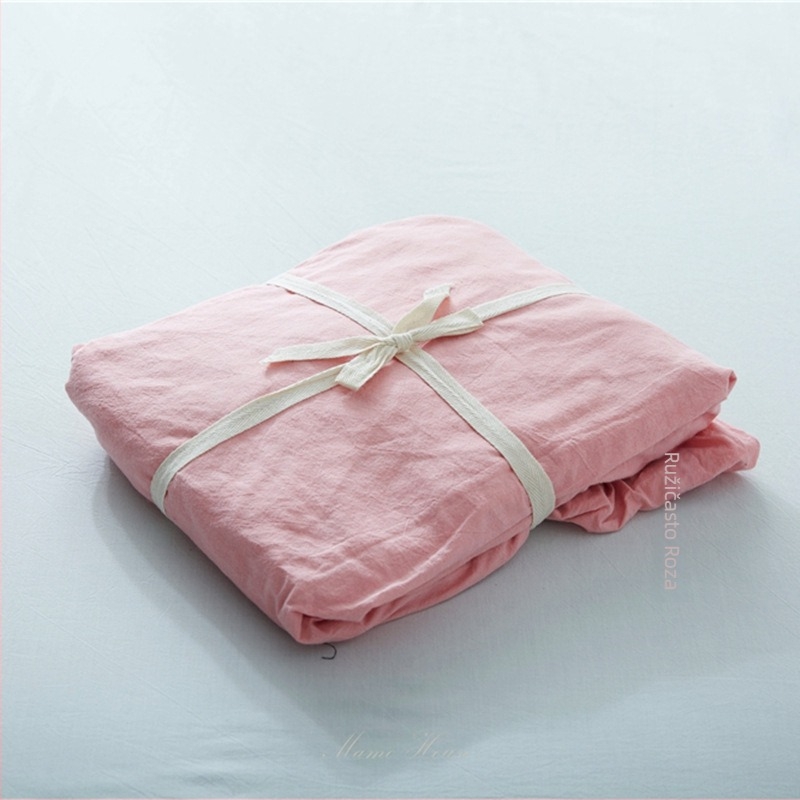 Fitted navlaka za krevet u japanskom stilu od 100% pamuka i navlaka za madrac od opranog pamuka, jednostavan pamuk, za tatami krevet.