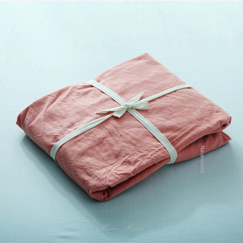 Fitted navlaka za krevet u japanskom stilu od 100% pamuka i navlaka za madrac od opranog pamuka, jednostavan pamuk, za tatami krevet.