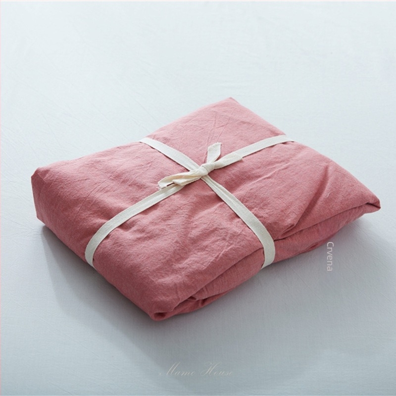 Fitted navlaka za krevet u japanskom stilu od 100% pamuka i navlaka za madrac od opranog pamuka, jednostavan pamuk, za tatami krevet.