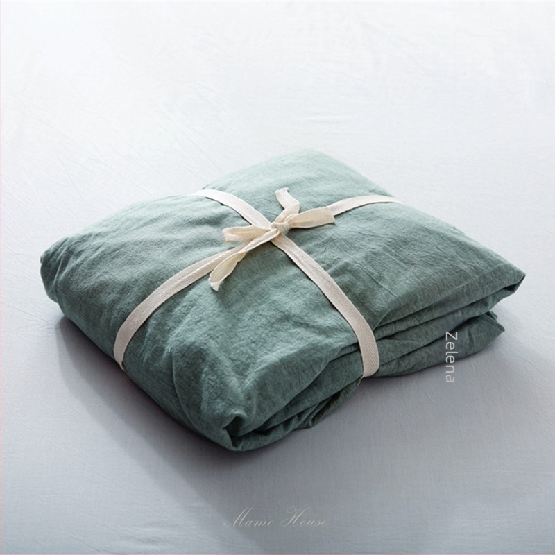 Fitted navlaka za krevet u japanskom stilu od 100% pamuka i navlaka za madrac od opranog pamuka, jednostavan pamuk, za tatami krevet.