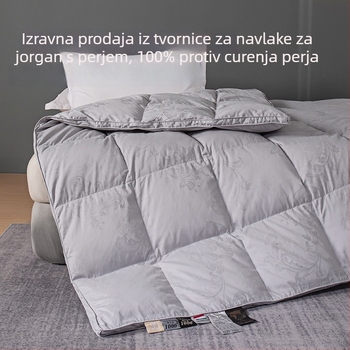 Navlaka za pokrivač s floralnim uzorkom, jacquard tkanina, reaktivni ispis i bojanje, 100% pamuk