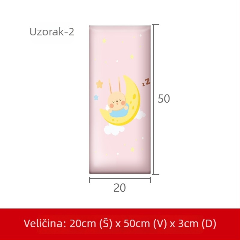 Tatami mekani zidni obruč oko kreveta s PU kožom - modernog stila; pogodna za dnevni boravak, spavaću sobu, studij, restoran, ulaz, balkon i komercijalne prostore