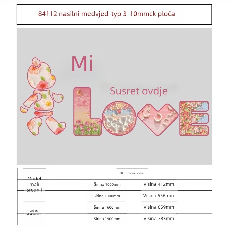 PVC naljepnice za zid – 5+ komada, dekorativne 3D moderne minimalističke zidne naljepnice
