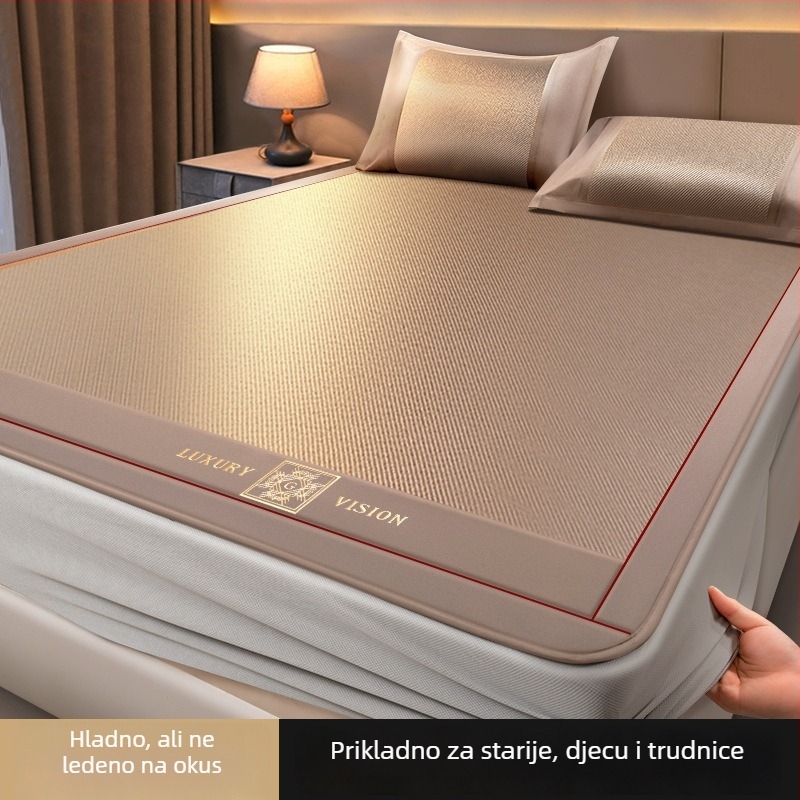 Set prostirki od ice silk i ratan, sklopiv, moderni minimalistički stil