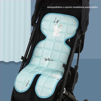 Aimeng Jastuk za kolica za bebe – prozračni laneni materijal, za djecu 0–1 godina, hlađenje