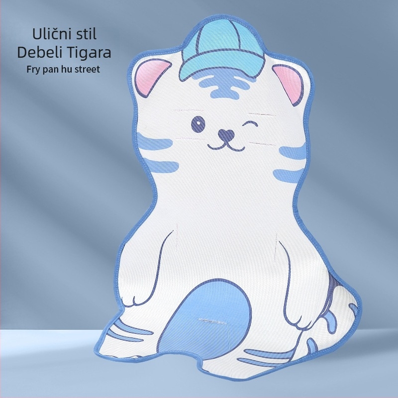 Chladi podmetač za dječja kolica – prozračni Ice Silk sloj, bambusova vlakna, za dijete 1–2 godine, prostirka za bebu