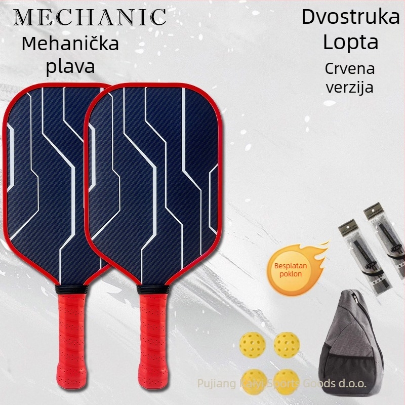 Reket za pickleball Kaiyi, matno karbonsko vlakno, težina 215 g ±5