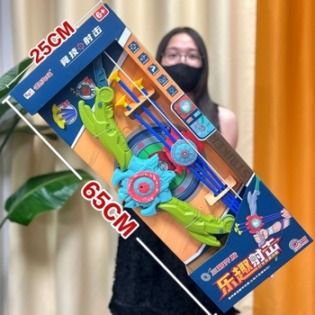 Dječja sklopiva luka i strijela igračka s ciljevima s vakuum čašicama, plastična, bez električne energije, za djecu 4–6 godina