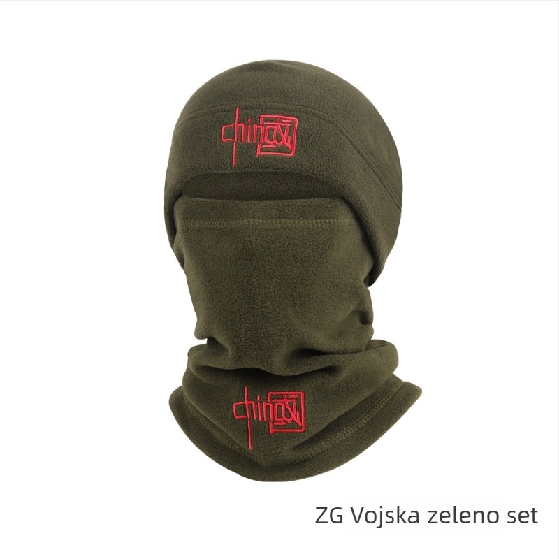 Sportska kapa i šal za glavu — vjetrootpornost fleš, balaklava, poliester, za odrasle, unisex