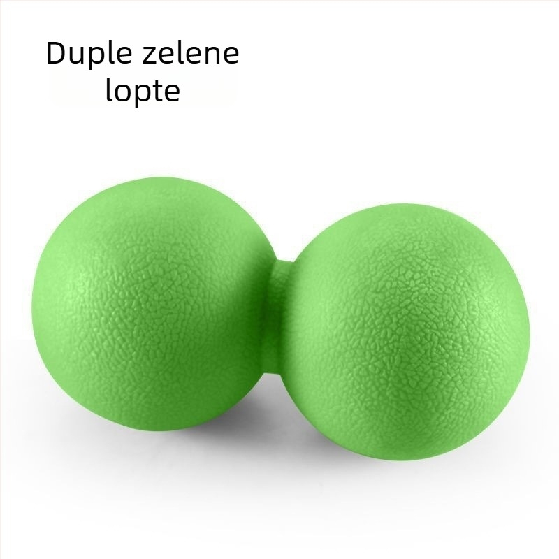 Joga fascija lopta (kikiriki lopta) za masažu stopala i mišića; materijal: TPE; težina: 100 g; ne naduvava; kategorija: joga lopta